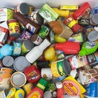 Mixed Preowned Lot 5 Lbs Pretend Shop Play Groceries Food Products Canned Goods