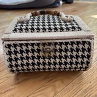 Vintage 1950   s Wicker Sewing Basket - Full Of Vintage Contents