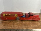 1930s-40s Marx Pressed Steel Gasoline Truck And Trailer Rare Vintage Toy Tanker