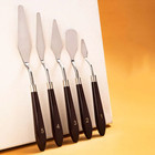 5pc Set Metal Artist Spatula Palette Knife Tool For Oil Acrylic Art Paint Canvas