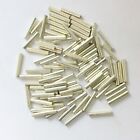 Tube Bead In Sterling Silver Curved And Straight  925 Sterling Silver Spacer Bed