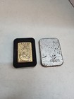 Vintage 1999 Zippo Lighter Brass 204bbs B241 Barrett Smythe Galaxy Nos