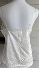 Vintage Deena Nylon Camisole Lingerie Slip Top Off White Lace Trim 36    Made Usa