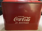 Vintage Antique Coca Cola Metal Icebox Cooler