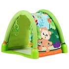 4-in-1 Green Activity Play Mat Baby Activity Center W 3 Hanging Toys