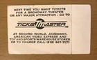 1986 Depeche Mode Black Celebration Tour Radio City Nyc Concert Ticket Stub 103