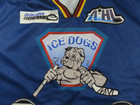 Long Beach Ice Dogs Jersey Mens Xl Blue Ihl California Bauer  27 Mesh Hockey 90s