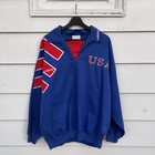 Vintage Adidas Usa National Team Soccer Training Wear Pullover Size Large