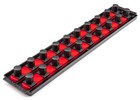 Tekton 20 Slot Universal Socket Organizer For 3 4 Inch Drive Sockets And Bit