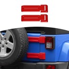 For Jeep Jk Tailgate Hinge Cover Trim Red For Jeep Wrangler Jk Jku 2007-2017