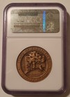 1971 Medallic Art Bronze Medal Walter C Camp By Ralph J Menconi Ms66 Ngc