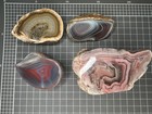 4 X Agate Halves - 648gm - Polished - Various Localities