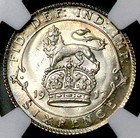 1917 Ngc Ms 65 George V 6 Pence Great Britain Gem Key Date Silver Coin 26041804c