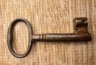              Authentic Antique Skeleton Key Hollow Barrel Intricate Bit Iron Vintage