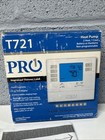 Pro T721 Thermostat Heat Pump Conventional Non Programmable New Open Box