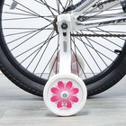 Raskullz Girl Pink white Adjustable Bicycle Training Wheels