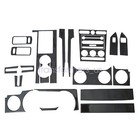 22pcs Carbon Fiber Interior Trim Cover Black Fits Car Ford Mustang 2005-2009 Us
