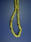 Vintage Pre-owned American Indian Yellow Glass Stone Trade Beads