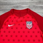 Nike Team Usa National Soccer Jersey Mens Large Red Stars Authentic 893367-688 
