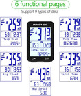 Gps Bike Computer Wireless Bicycle Speedometer Odometer 9 Languages Auto Backlig