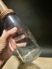Vintage Style Glass Texaco Oil Bottle W Spout