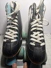Candi Girl Womens Size 7 Roller Derby Sabina Roller Skates Black Blue Accents
