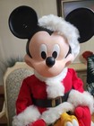 Disney Santa s Best Holiday Animated Mickey Mouse And Pluto - As Is   Read 