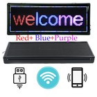 Led Sign 3-color Programmable  Led Scrolling Message Board Sign 40 X15