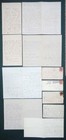 1892-1917 Antique Lot Ephemera Bedford Pa Boor 6pc Letters Covers Postage Stamps