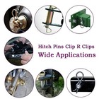 80 Pcs Stainless Steel Hitch Pin Clip R Retaining Pins Assortment Kit For Trucks