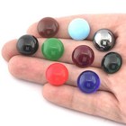 Round Glass Czech Cabochon 16mm Flat Back Cab19
