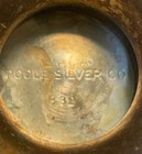 6  Vintage Poole Silver Co Silverplate Epca 832 Chalice goblet 11 75oz