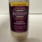 Batherapy Lavender Aromatherapy Bath Salts Lavender Patchouli Oil 20 Oz