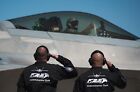 Usaf -f-22- Raptor -demo Team-langley Afb  Va-original Air Force Black Vel Patch