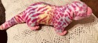 The Petting Zoo Baby Pink Ferret 16    Plush Stuffed Animal Euc