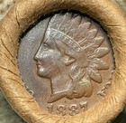 Unsearched Old Estate Wheat Cent Roll Indian Head Vintage Penny Silver Dime  s6