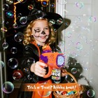 Light-up Halloween Bubble Gun Toys With 10 Refill Packs For Kids 3-9 Years