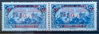 Au4177- Lebanon 1928 Error Stamp In A Pair   right Stamp  The Dot Of P Is Higher