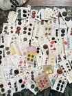 Vintage Sewing Carded Buttons Over 450-with Extra 100 Carded missing Buttons    