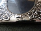 Vintage Very Ornate Sterling Silver Picture Frame