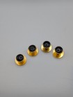 2 Sets Gold Tone Tuxedo Shirt Studs Black  Gray Green Cabochon 8 Pc Lot