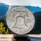 1957 Franklin Half Dollar Gem Proof Uncirculated Us Silver Coin From Set  108