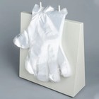 500 Pcs Disposable Plastic Gloves     Clear  Food Safe  Multipurpose Use