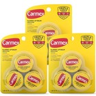 Carmex Medicated Lip Balm Jar  Lip Moisturizer For Dry  Chapped Lips  0 25 Oz   