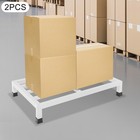 2 Pcs Stainless Steel Dunnage Racks Storage Dunnage Corner Shelf 60 40 10cm