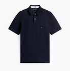 Nwt Tommy Hilfiger Men s Solid Stretch Cotton Mesh Regular Fit Short Sleeve Polo