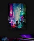 Displate Le - Nib - Cyberpunk 2077 Seduced By Night City Lumino Metal Poster