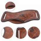 Tourbon Leather Folding fixed Knife Sheath Edc Compact Tools Belt Pouch