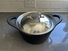 All-clad Cast Aluminum 5 5 Qt Dutch Oven Nonstick Stock Pot With Stainless Lid