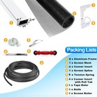 Fififo 2 Packs Window Screen Frame Kit 48inx48in 2pack 48inx48in  White
